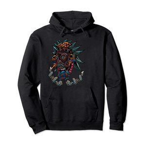 Aztec Warrior Cool Shaman Guardian Inca Maya Gift Idea Pullover Hoodie